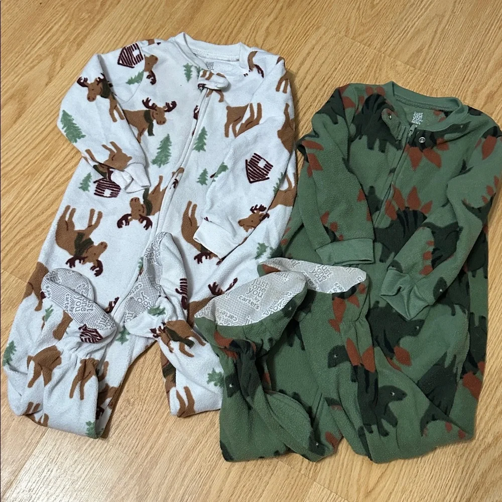 Carter’s, Disney & Gap Bundle Deal Kids Winter PJs size 2